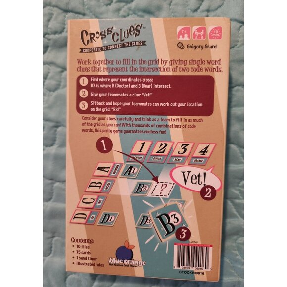 Cross Clues Game NIB - Picture 2 of 2